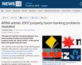 APRA - admits 2007 boom